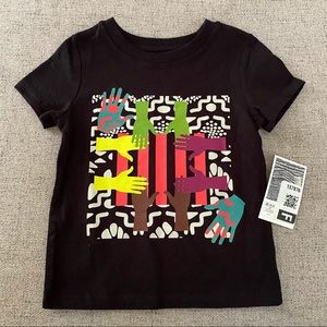 2t black shirt sleeve shirt